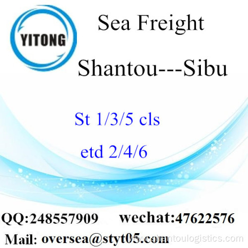 Shantou Port LCL Consolidation To Sibu